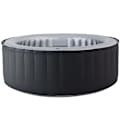 MSpa Banheira hidromassagem insuf. Silver Cloud cinza carvão 180x70 cm