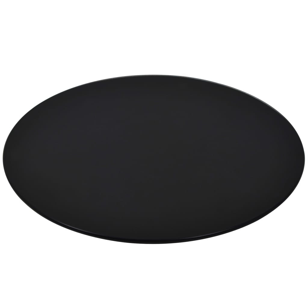 vidaXL Dessus de table rond Verre trempé 300 mm