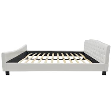 vidaXL Cama de casal com colchão de espuma memória branco 180x200cm[5/11]