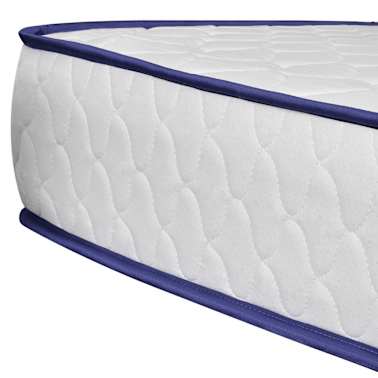 vidaXL Cama de casal com colchão de espuma memória branco 180x200cm[8/11]