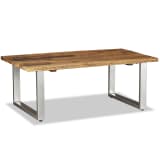 vidaXL Salontafel 100x60x38 cm massief gerecycled bielshout