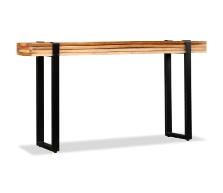 Details About Vidaxl Console Table Solid Reclaimed Wood Adjustable Hghboard Accent Table