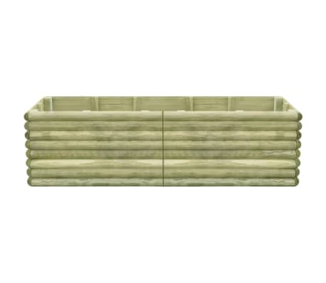 vidaXL Letto Rialzato da Giardino 206x50x48 cm in Legno di Pino Impregnato