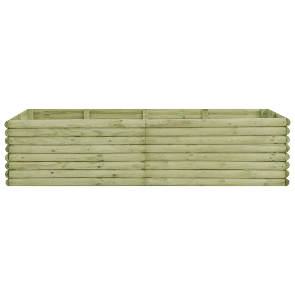 vidaXL Plantenbak verhoogd 206x100x48 cm geïmpregneerd grenenhout