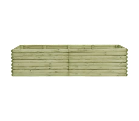 vidaXL Plantenbak verhoogd 206x100x48 cm geïmpregneerd grenenhout