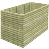 vidaXL Donica ogrodowa na kwiaty, drewno sosnowe 19 mm, 150x106x96 cm