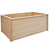 vidaXL Ζαρντινιέρα 200 x 100 x 80 εκ. Πάχος 19 χιλ. Ξύλο Πεύκου FSC