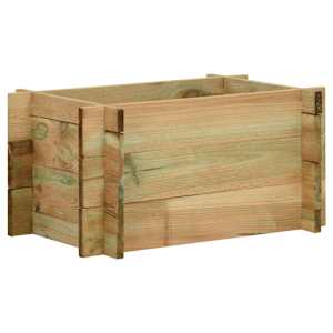 Dvignjeno vrtno cvetlično korito impregnirana borovina 40 cm