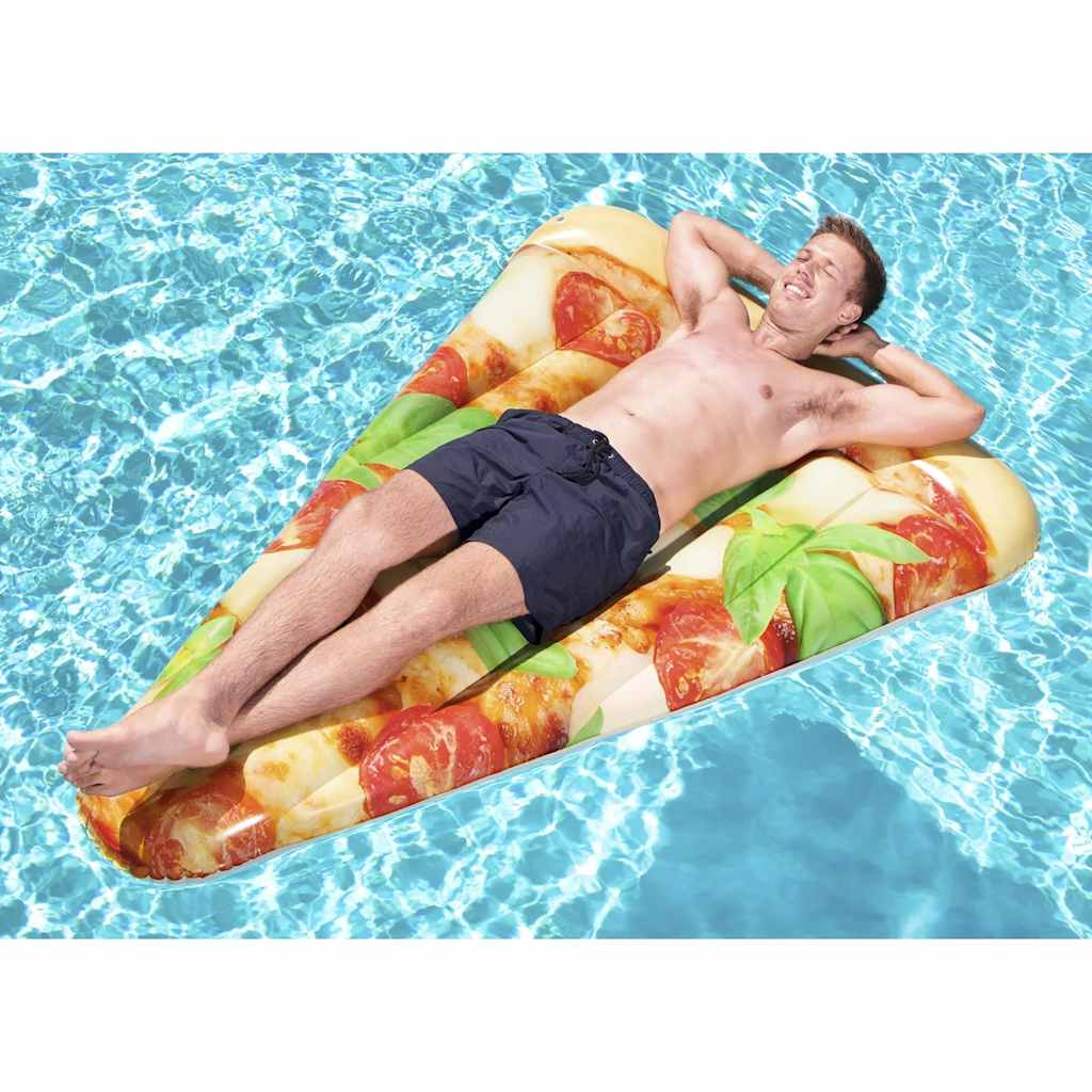 Bestway Șezlong plutitor Pizza Party, 188 x 130 cm vidaxl.ro