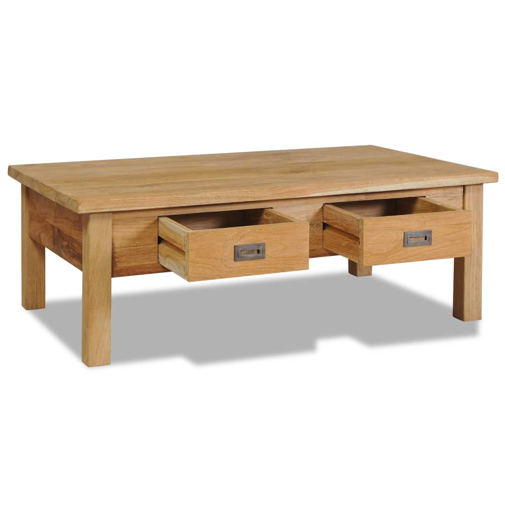 Thumbnail - vidaXL Couchtisch Massivholz Teak 100x60x35 cm