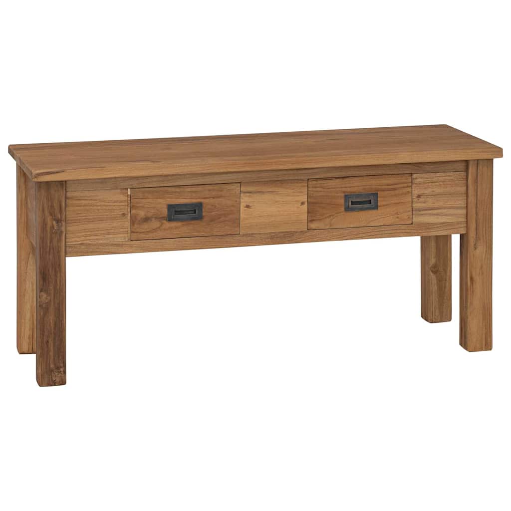 vidaXL Bancă pentru hol, lemn masiv tec, 90x30x40 cm