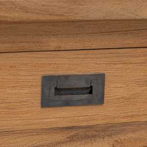 Lavice, masivní teak, 90x30x40 cm - obrázek 6