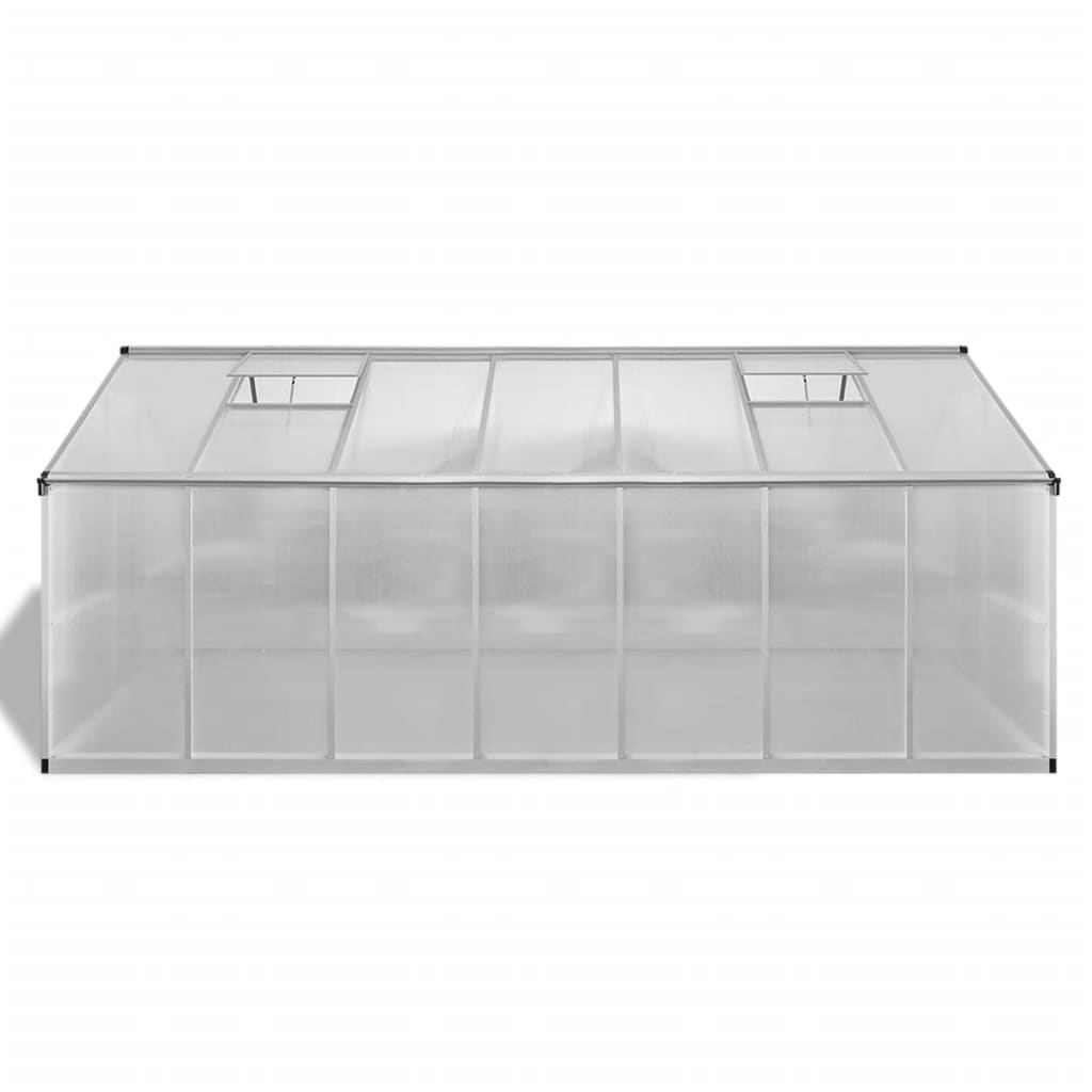 Thumbnail - vidaXL Gewächshaus Verstärkt Aluminium 10,53 m²
