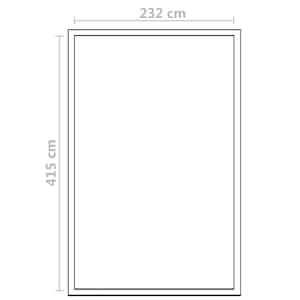 Skleník zpevněný hliník 10,53 m² - obrázek 10