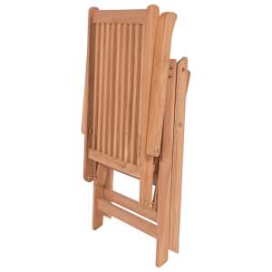 Polohovatelné zahradní židle 2 ks masivní teak - obrázek 7