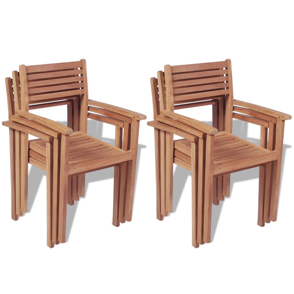 Zestaw mebli ogrodowych 1 stół + 6 krzeseł tekowe, 180x90x75cm