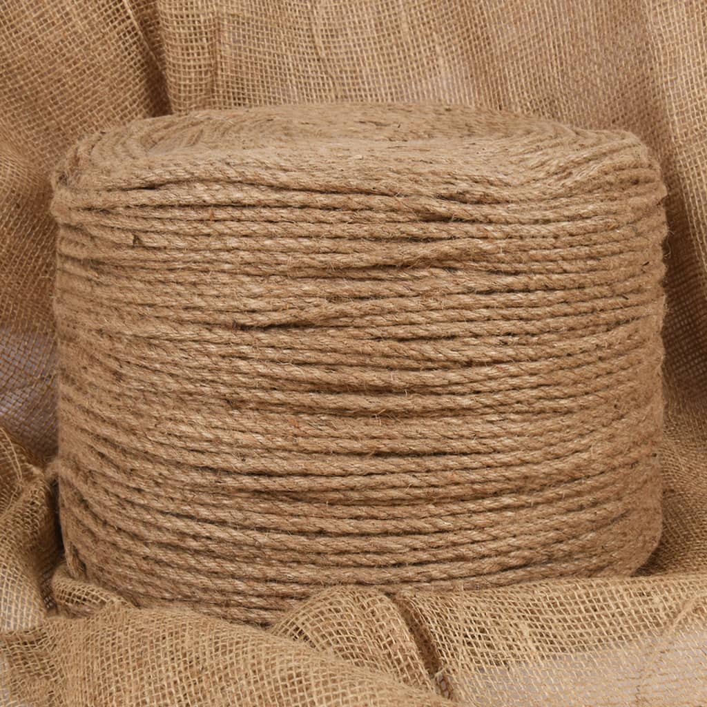 vidaXL Seil 100% Jute 8 mm 500 m