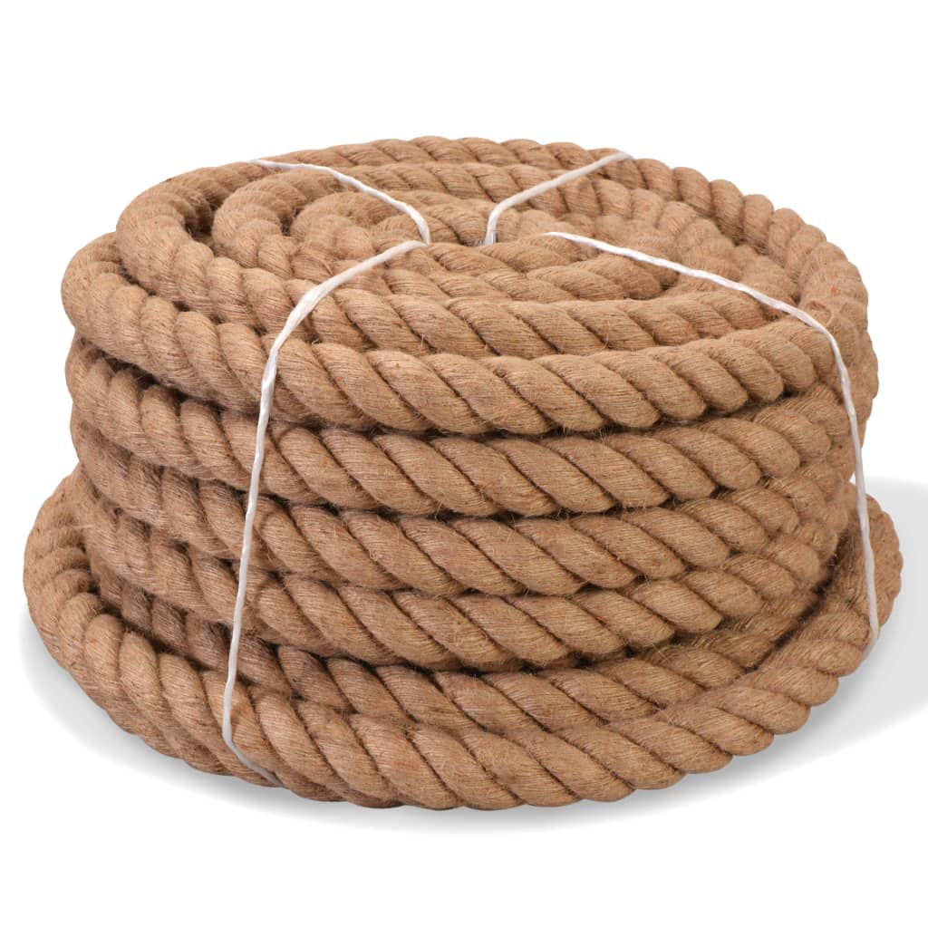 Image of vidaXL Rope 100% Jute 30 mm 30 m