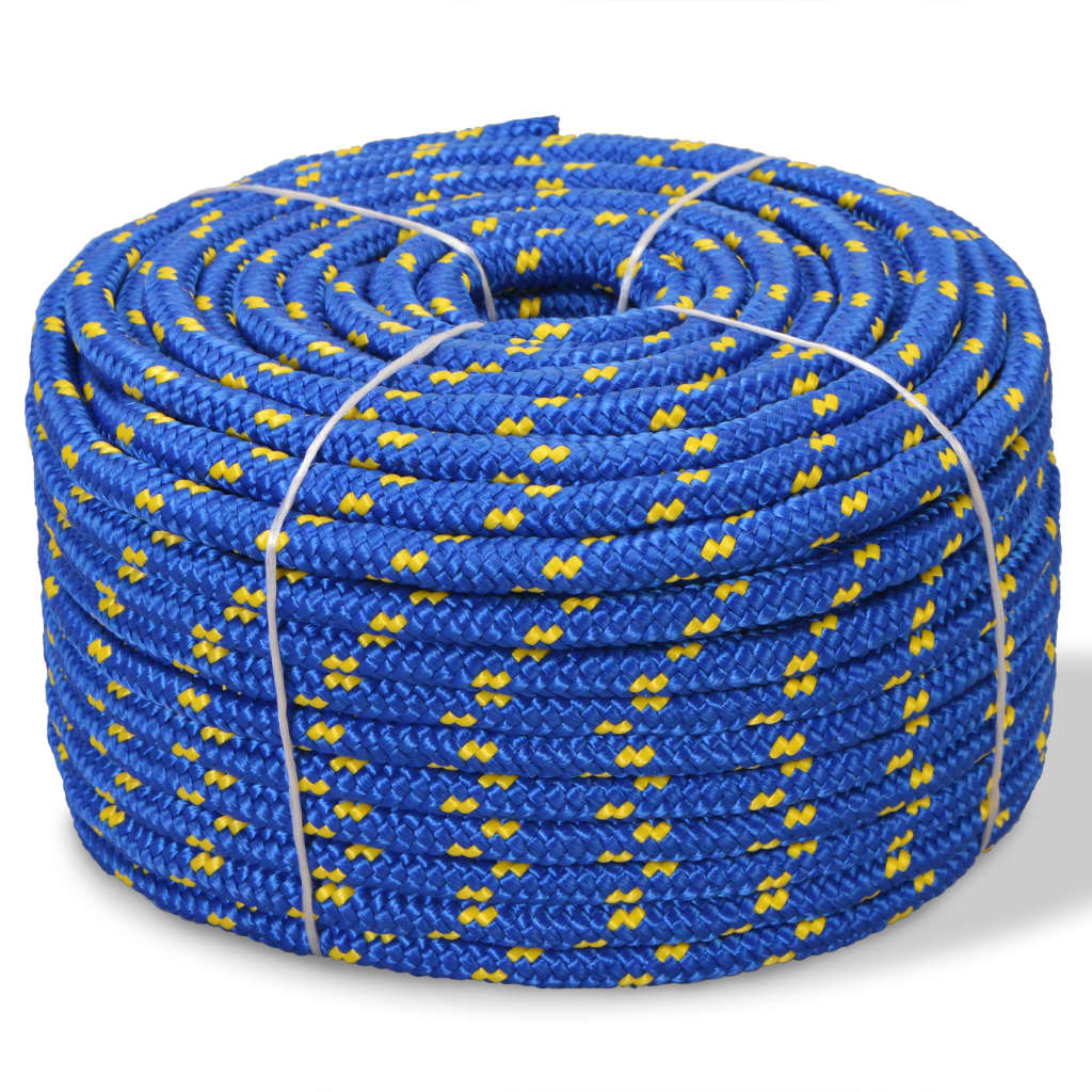 Petrashop  Námořní lodní lano, polypropylen, 6 mm, 100 m, modrá