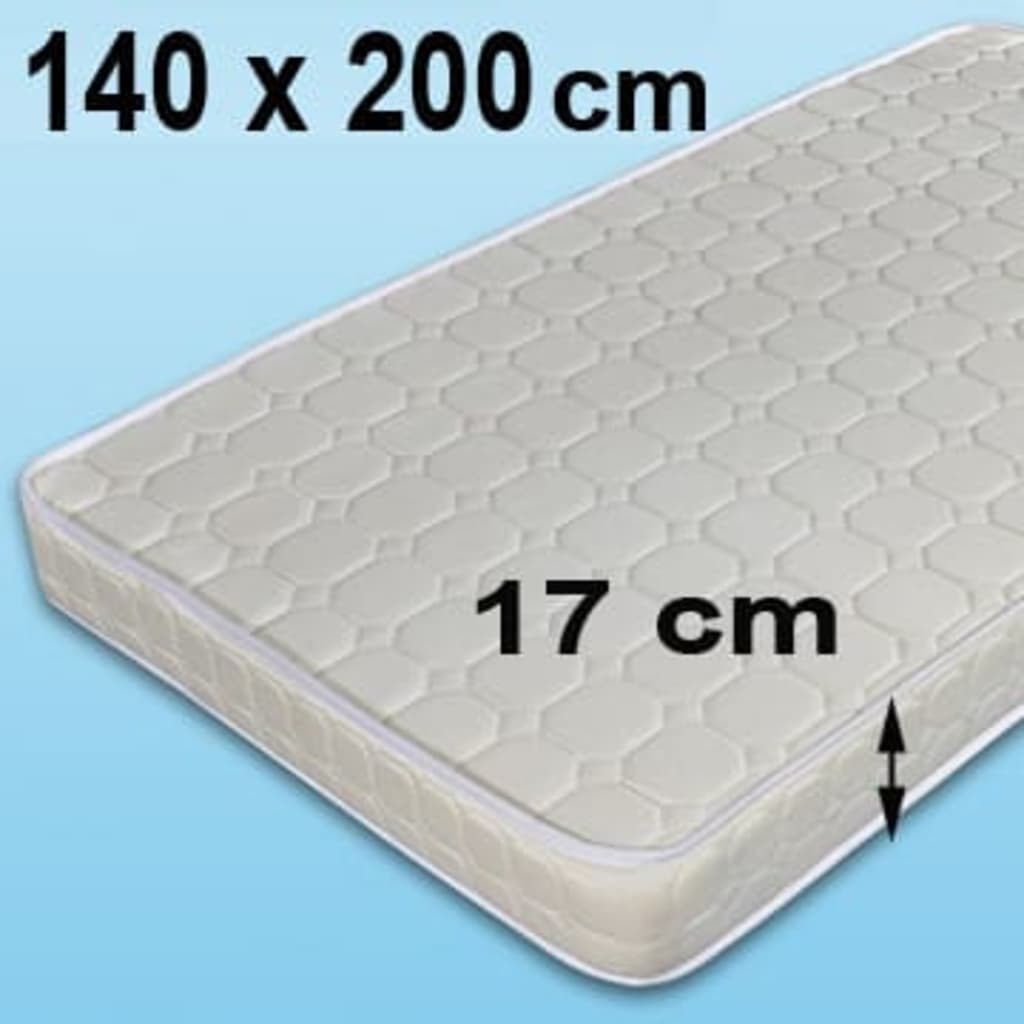 

vidaXL 2-persoons bed Hypnos zwartbruin 140 x 200 incl. matras