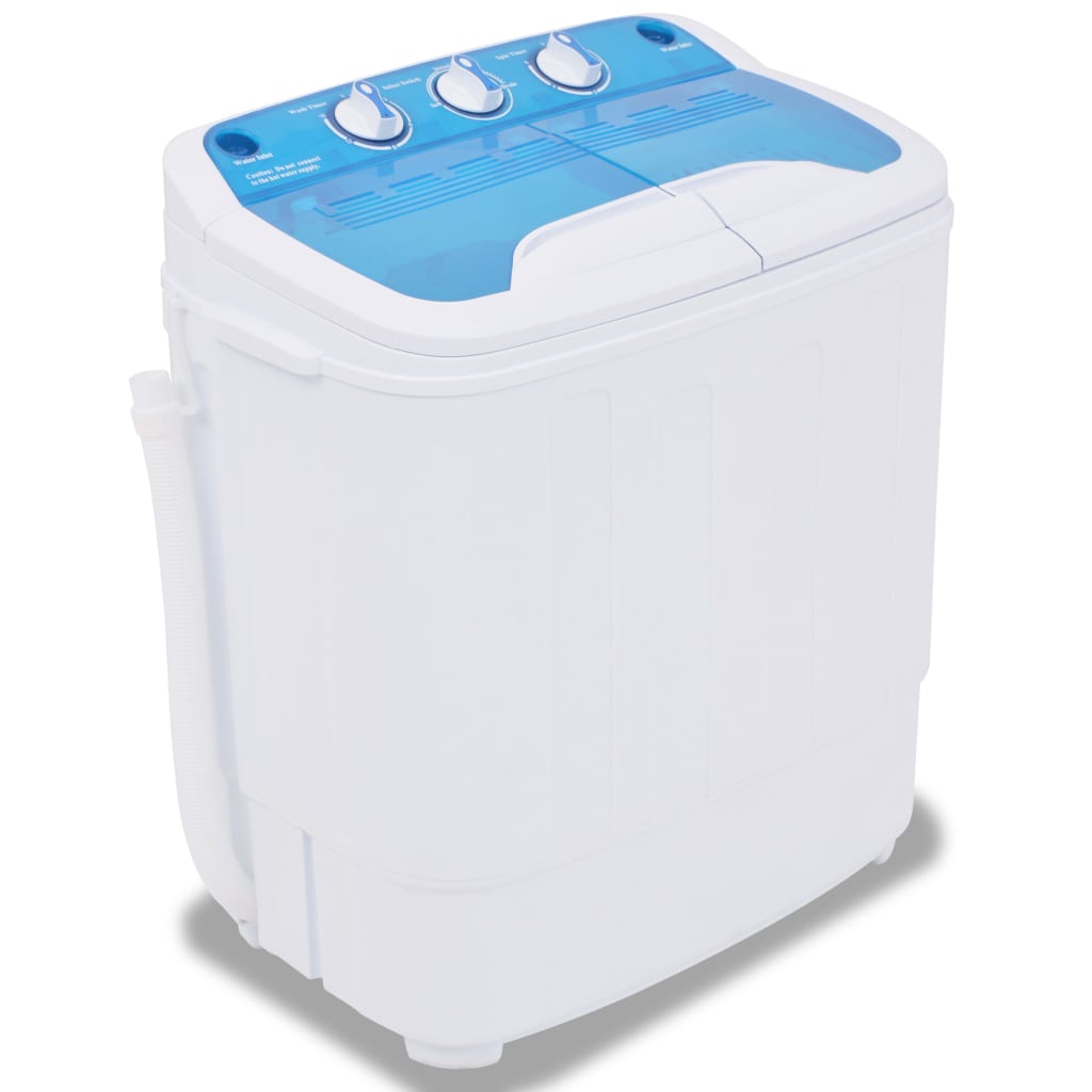 VidaXL Mini wasmachine met dubbele trommel 5, 6 kg online kopen