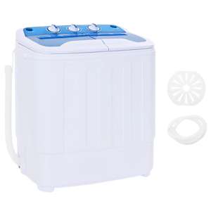 vidaXL kahe kambriga minipesumasin 5,6 kg