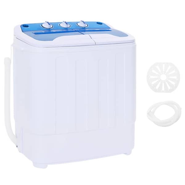 vidaXL kahe kambriga minipesumasin 5,6 kg