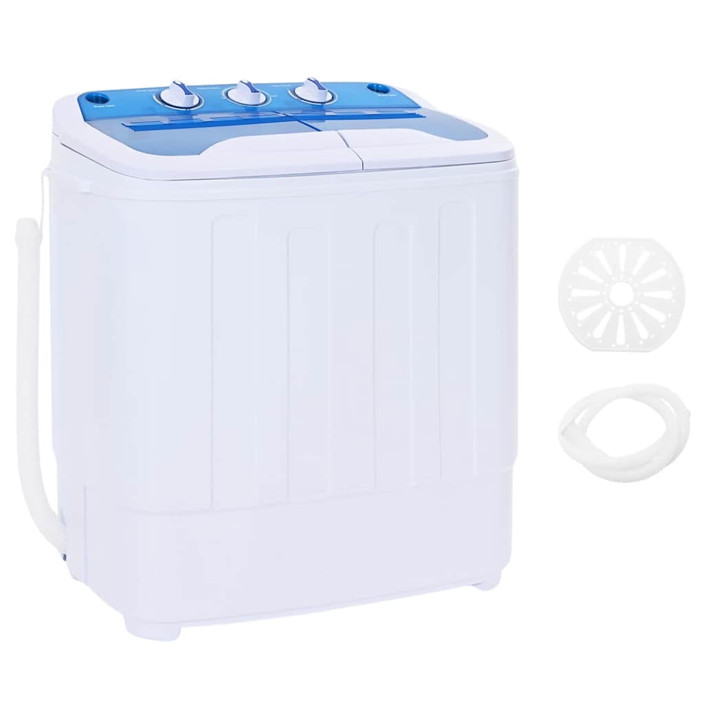 vidaXL Mașină de spălat mini, cuvă dublă, 5,6 kg-image-50549