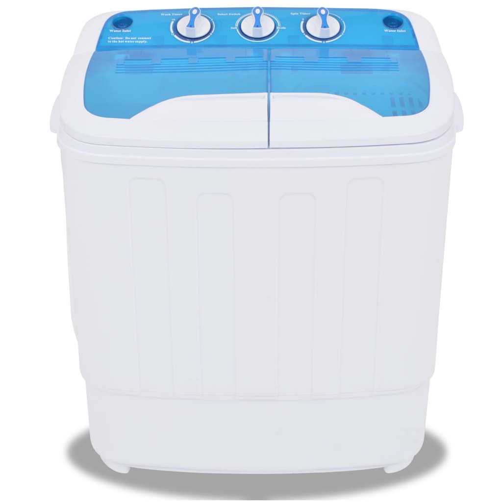 VidaXL mini wasmachine met dubbele trommel