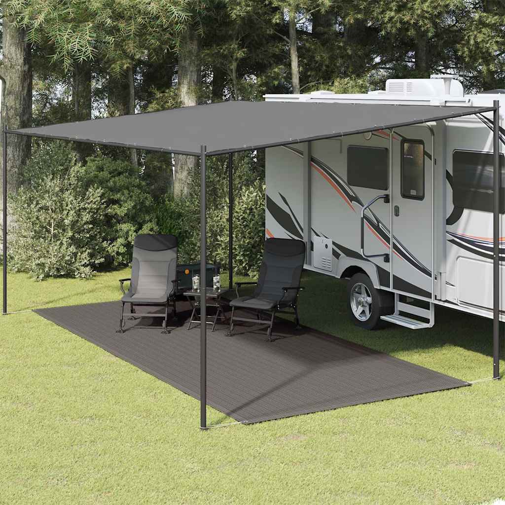 vidaXL Teltteppe 250x500 cm antrasitt