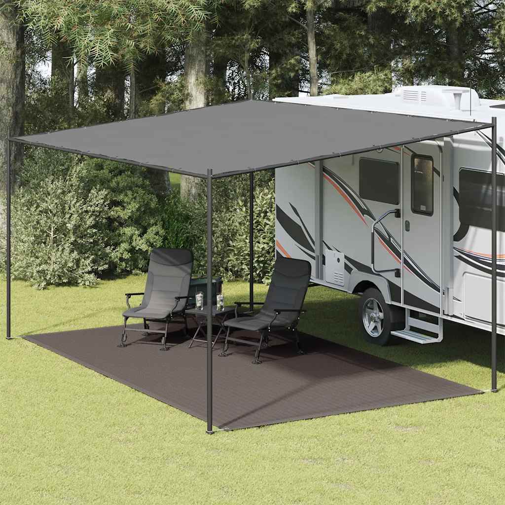 vidaXL Covor pentru cort, antracit, 300 x 600 cm