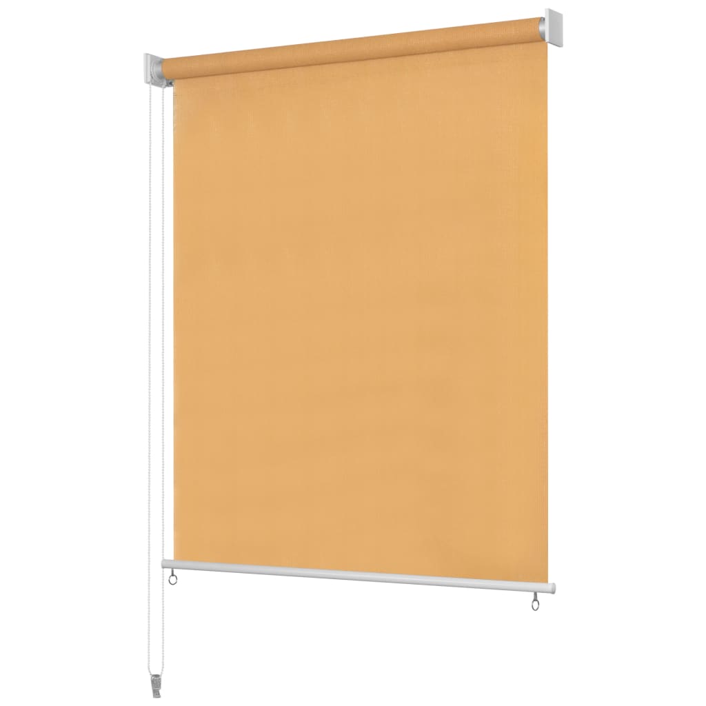 vidaXL Rullaverho ulkotiloihin 100×140 cm Beige