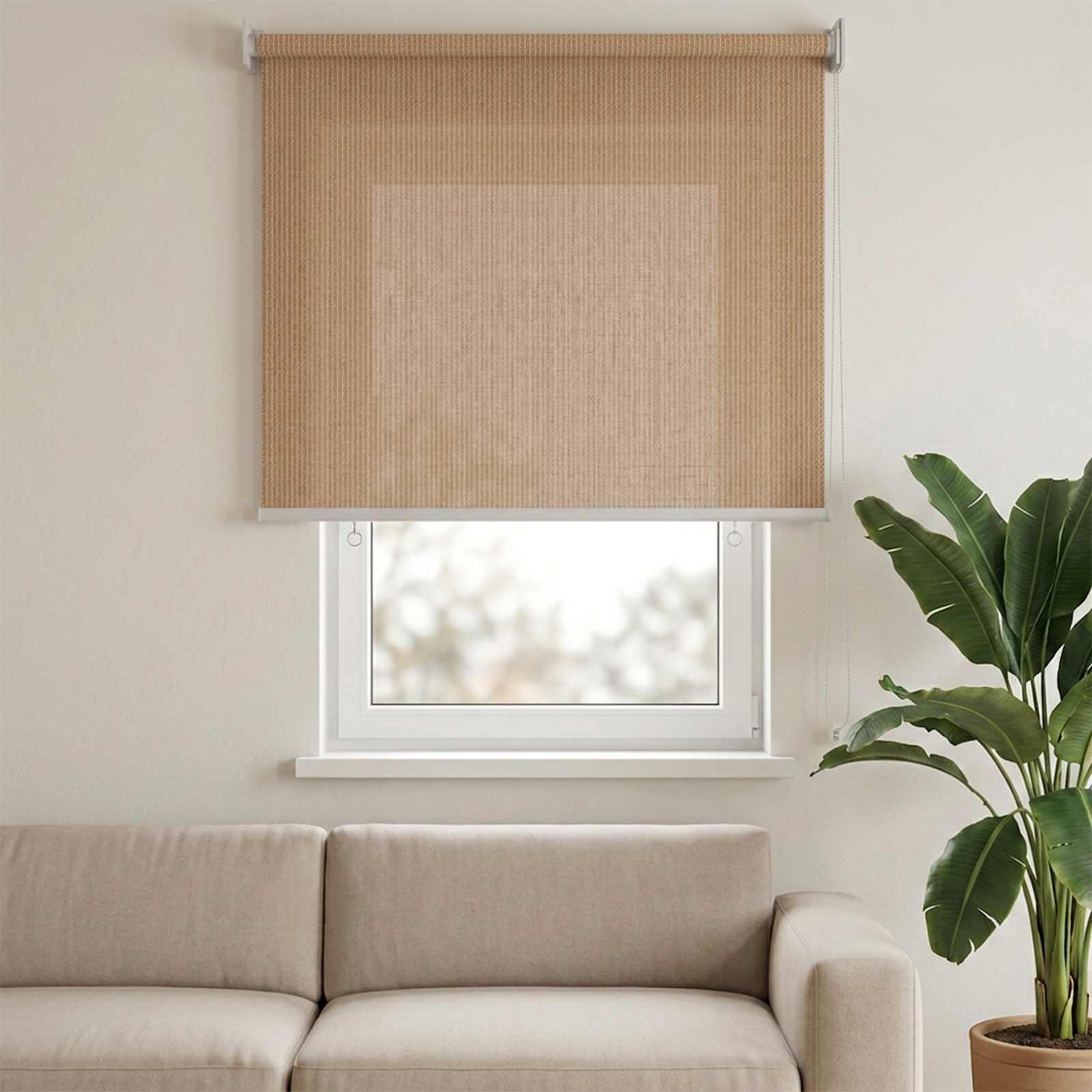 Zunanja rolo senčila 105 (Š) x 140 (V) cm bež