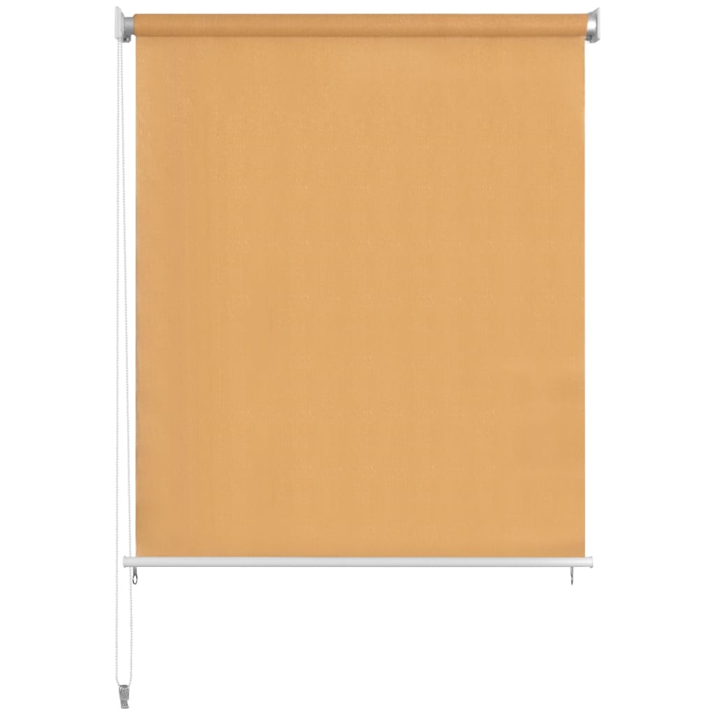 vidaXL Rolgordijn voor buiten 100x140 cm beige