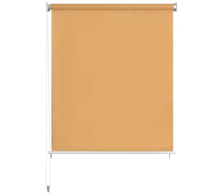 vidaXL Rolgordijn voor buiten 100x140 cm beige