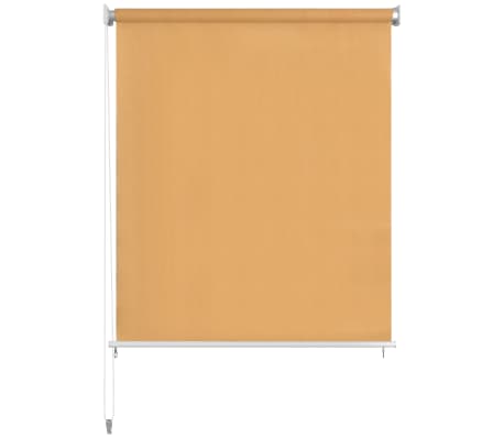 vidaXL Estore de rolo para exterior 240x140 cm bege