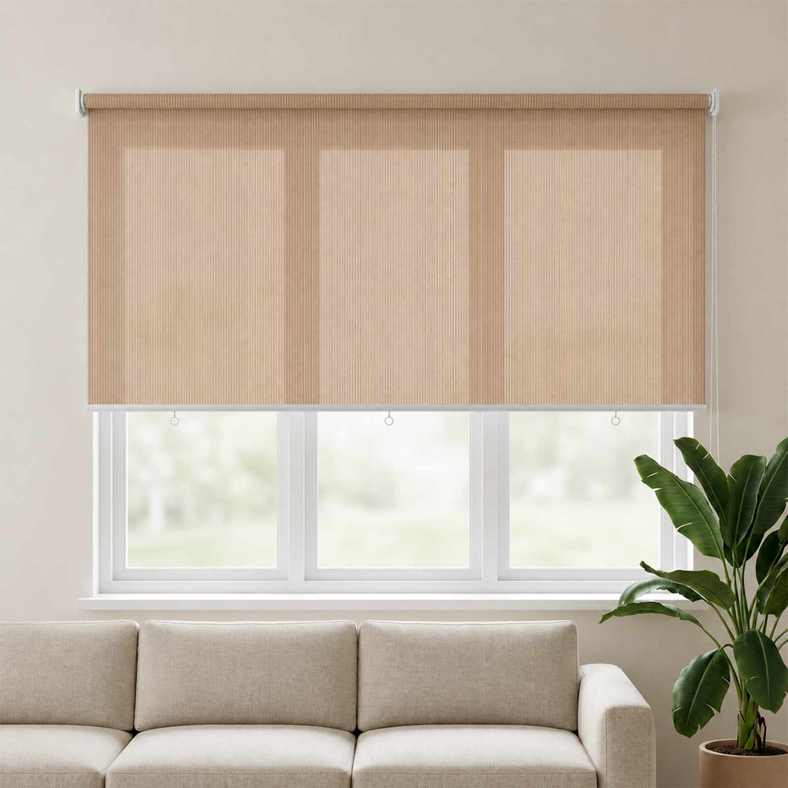 vidaXL udendørs rullegardin 165 (B) x 230 (H) cm beige