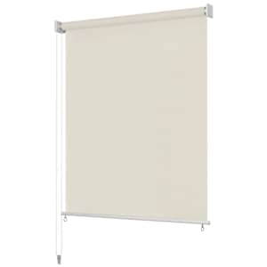 vidaXL v&auml;liruloo, 105 (L) x 140 (K) cm, kreemjasvalge