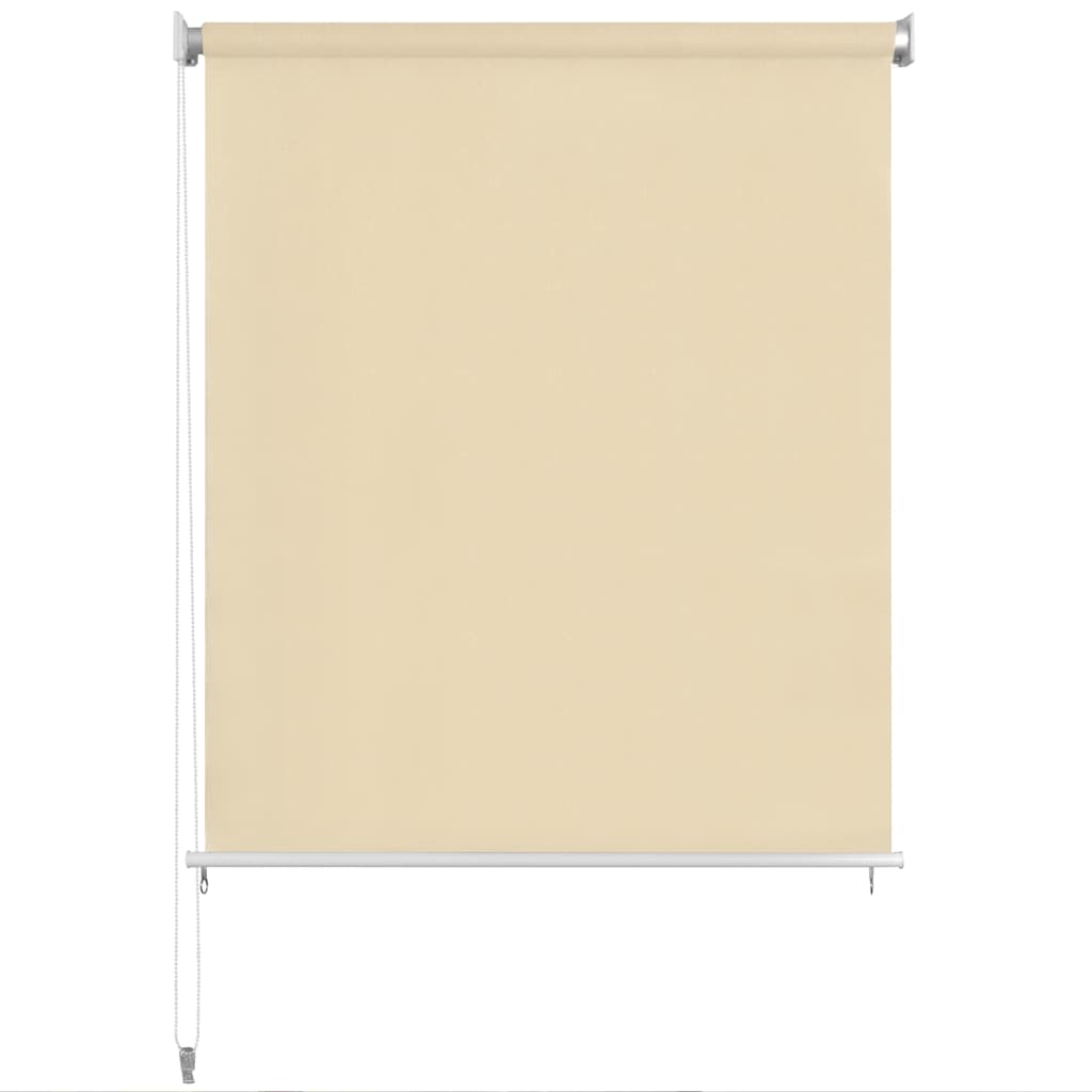VidaXL Rolgordijn Voor Buiten 100x230 Cm Crème