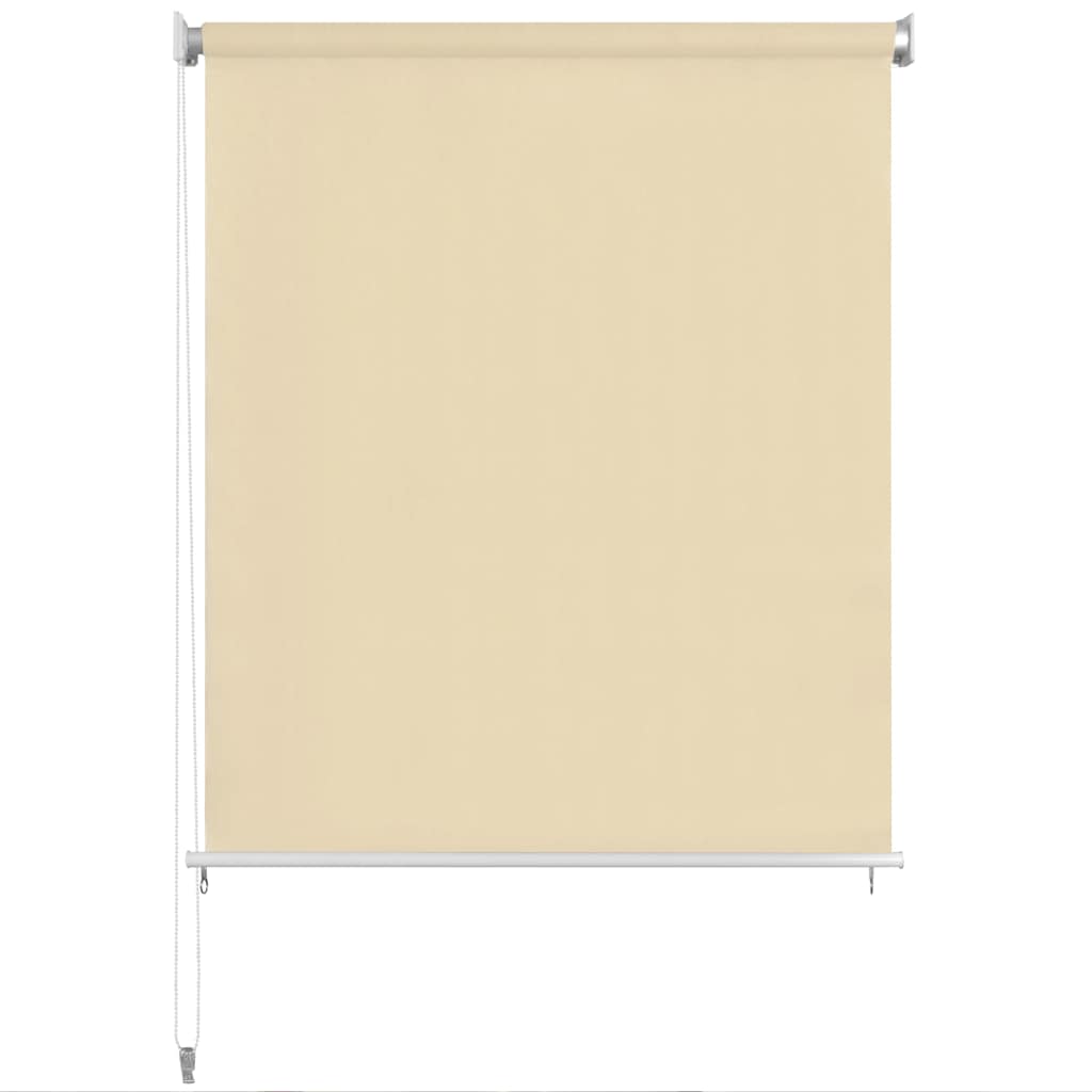 VidaXL Rolgordijn Voor Buiten 180x230 Cm Crème