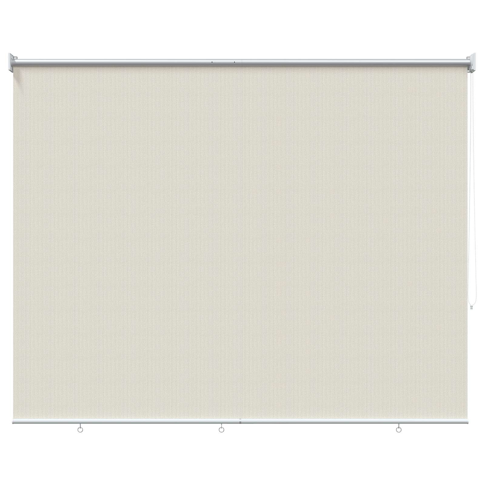 vidaXL Rolgordijn voor buiten 185(B)x230(H) cm crèmekleurig, foto 3