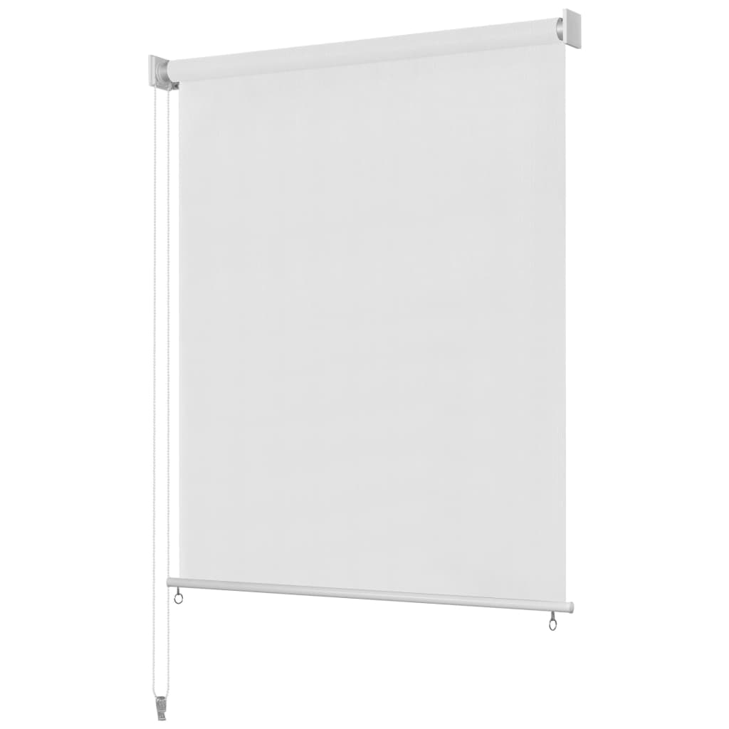 vidaXL Jaluzea tip rulou de exterior, 120 x 140 cm, alb