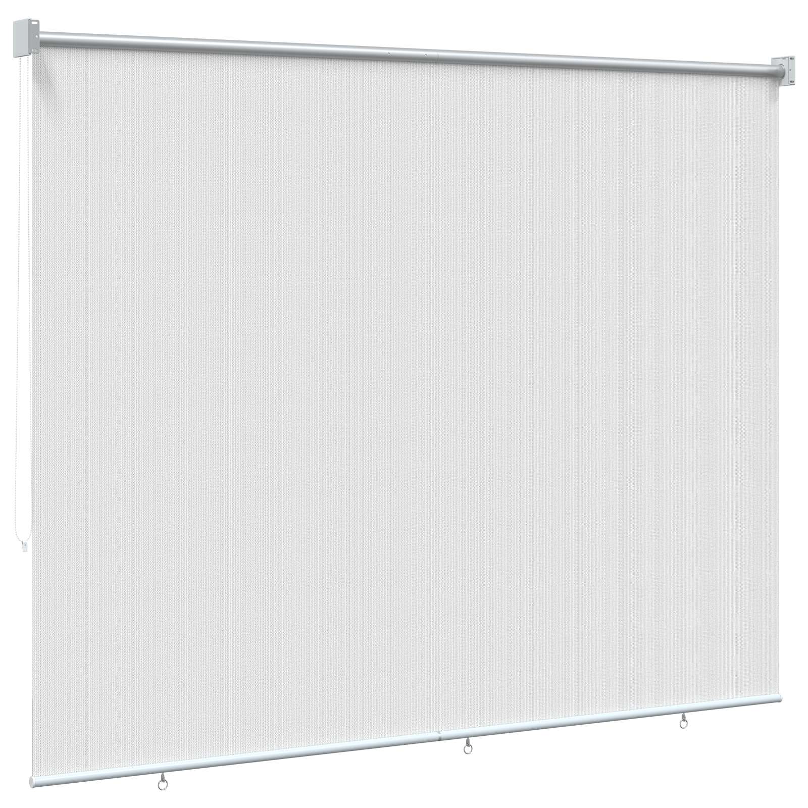 vidaXL Außenrollo 165 (B)x140 (H) cm Weiß – Bild 5
