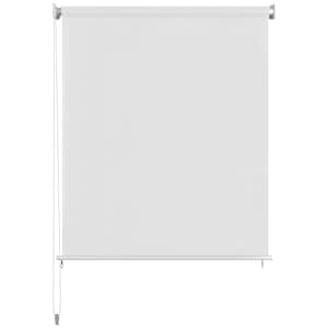 vidaXL Lauko roletas, 220x140cm, baltos spalvos