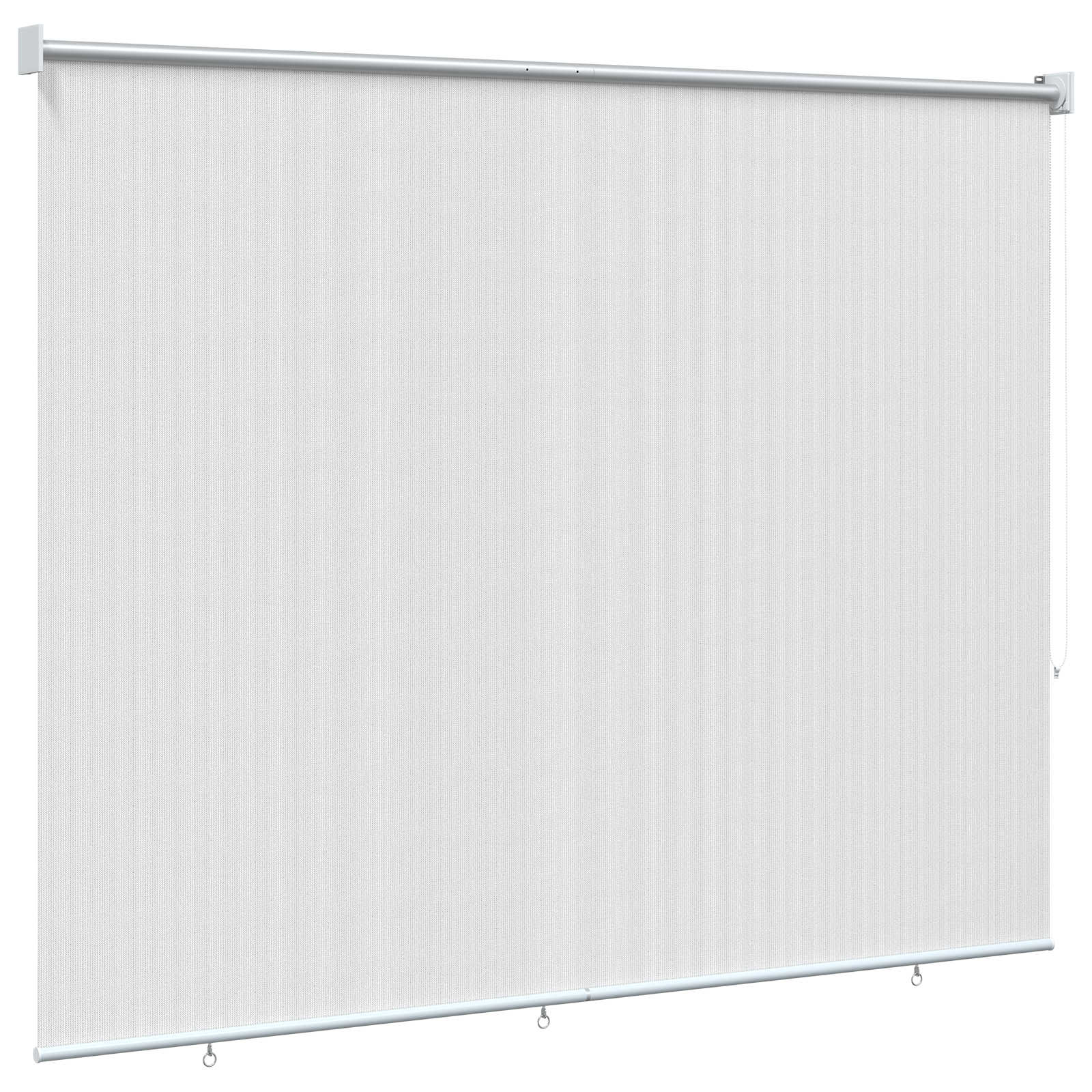 vidaXL Rolgordijn voor buiten 125(B)x230(H) cm wit, foto 4