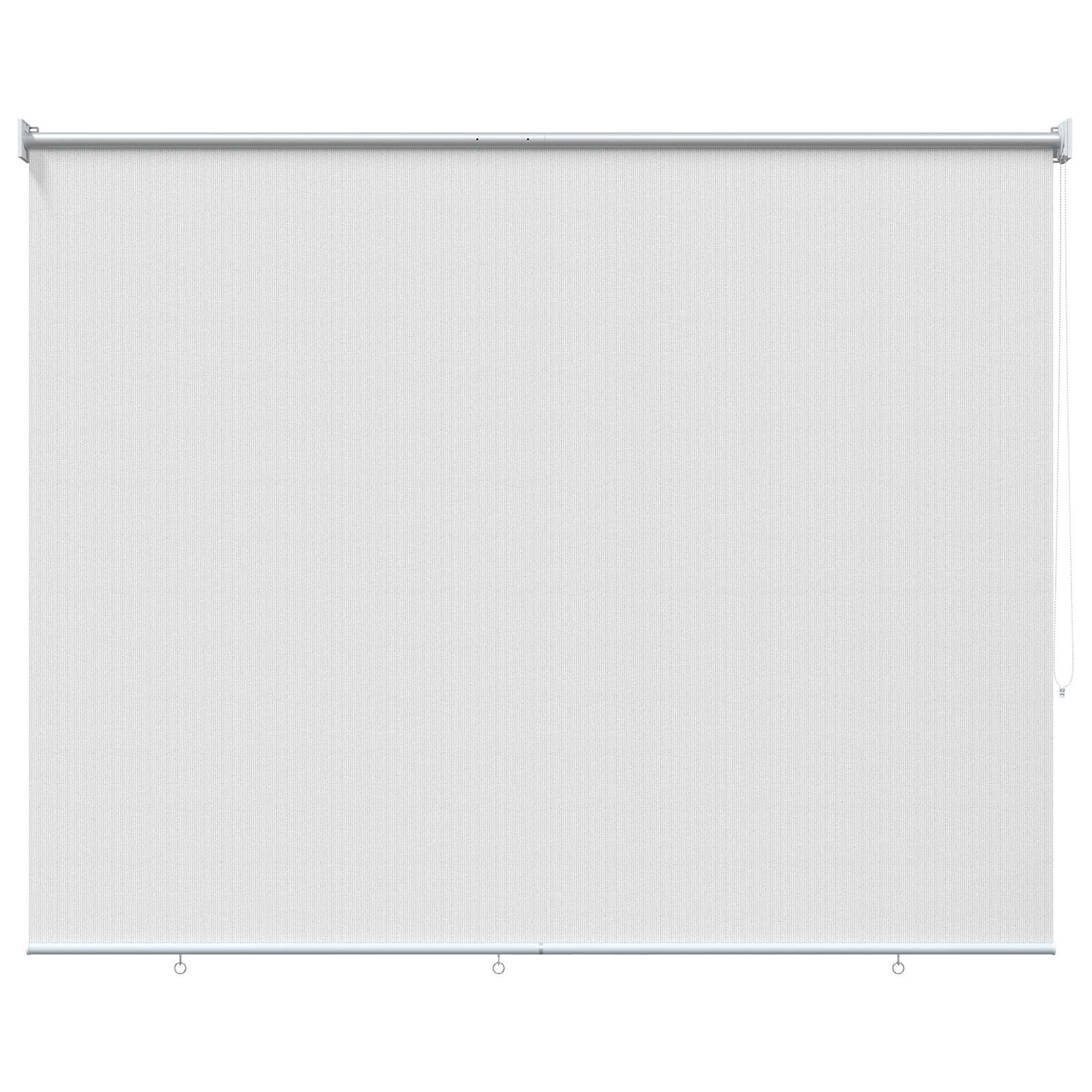 vidaXL Außenrollo 125 (B)x230 (H) cm Weiß – Bild 2