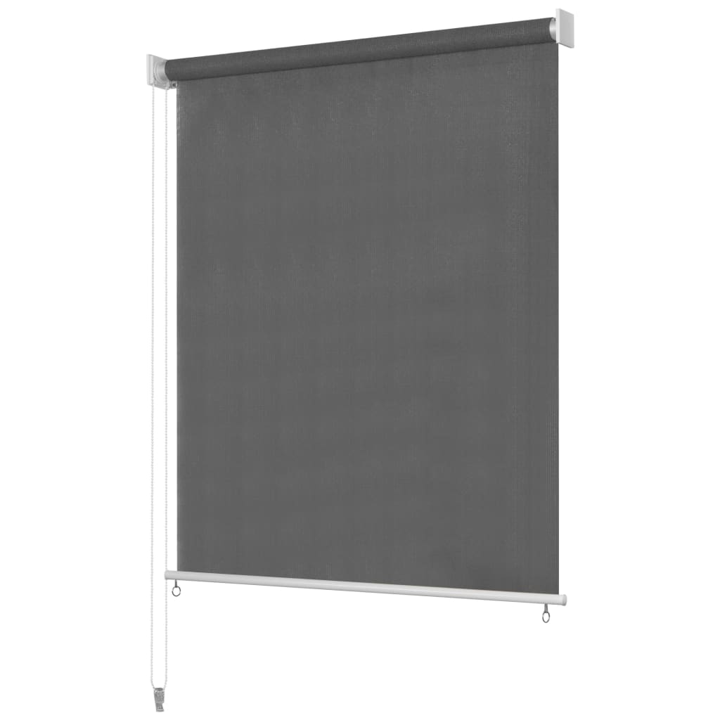 Tenda a Rullo per Esterni 100x140 cm Antracite