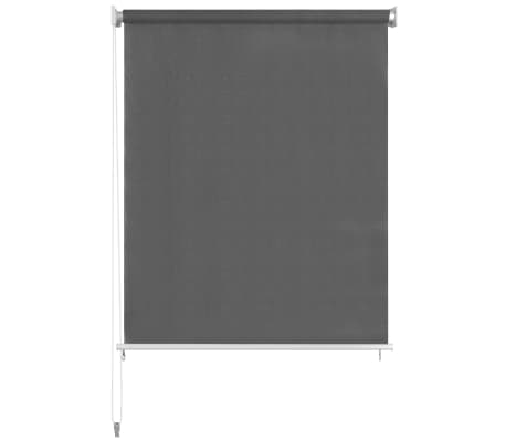 vidaXL Rolgordijn voor buiten 350x230 cm antraciet