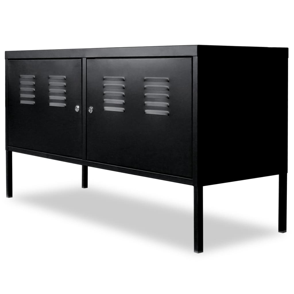 Afbeelding van vidaXL Tv-meubel 118x40x60 cm zwart
