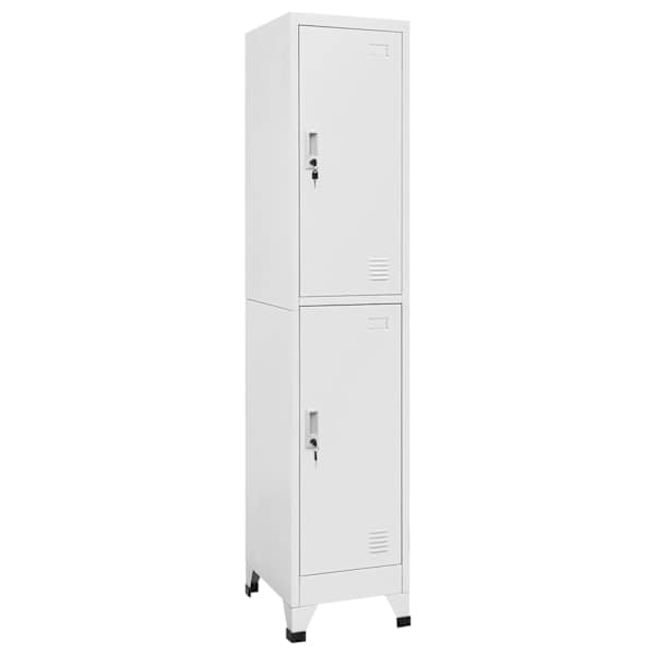 vidaXL lukustatav hoiukapp 2 sektsiooniga 38 x 45 x 180 cm